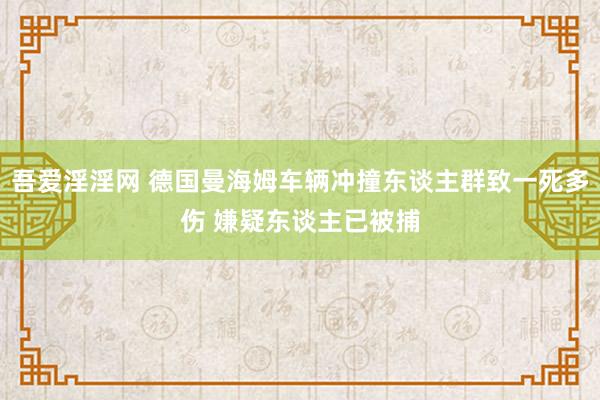 吾爱淫淫网 德国曼海姆车辆冲撞东谈主群致一死多伤 嫌疑东谈主已被捕