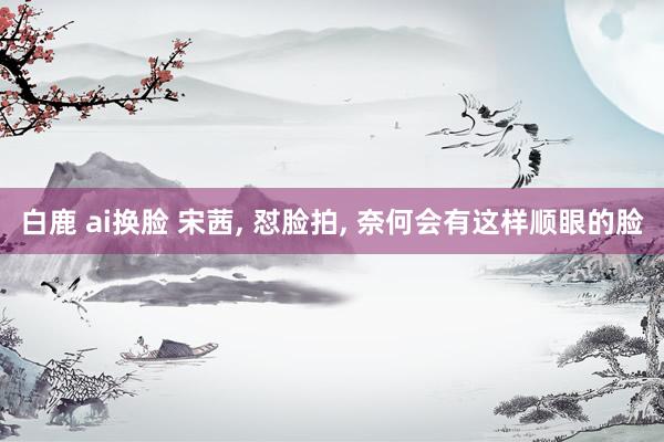 白鹿 ai换脸 宋茜, 怼脸拍, 奈何会有这样顺眼的脸